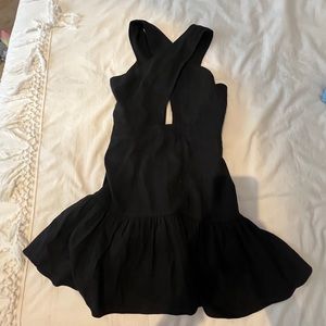 black short dress
